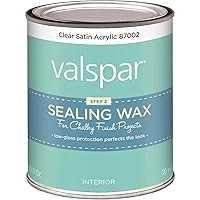 VALSPAR CORP 410.0087002.004 Valspar Chalky Clear Sealing Wax, 1 Count (Pack of 1)