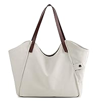 Women's Canvas Shoulder Bag Weekend Shopping Big Bag Tote Handbag Work Bag