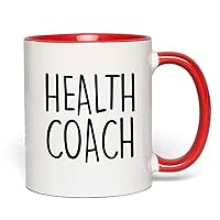 Dietitian 2Tone Red Mug 11oz - Health Coach A - Registered Dietitian Nutritionist Foodies Future Dietician Vegeterian Consultant Diet Plan Dietary