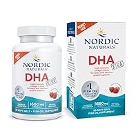 Nordic Naturals DHA Xtra, Strawberry - 90 Soft Gels - 1660 mg Omega-3 - High-Intensity DHA Formula for Brain & Nervous System Support - Non-GMO - 45 Servings