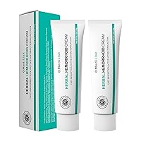 Herbal Hemorrhoids Cream Fast Cooling Relief Pain, Relieves Burning, Itching and Discomfort, 0.7 Ounce (Pack of 2)