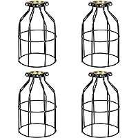 Simple Deluxe Metal Bulb Guard Lamp Cage, Adjustable Industrial Clamp for 1.41