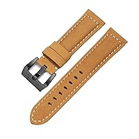 Genuine Leather Watch Band for Panerai Cowhide Crazy Horse Strap Men Bracelet Smooth Watchband 20mm 22mm 24mm 26mm