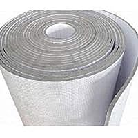 -3MM- Reflective Foam Core Insulation Roll Radiant Barrier White/Foil Faced Reflective Foam Insulation Solid Vapor Barrier Warehouse Building Commercial Residential (48