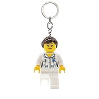 LEGO Classic Nurse Keychain Light - 3 Inch Tall Figure (KE186)