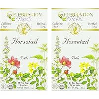 Celebration Herbals Organic Horsetail Tea Caffeine Free -- 24 Herbal Tea Bags (2)