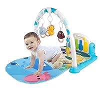 Baby Playmat Kick & Play Piano Gym with Musical -Toy Lights & Smart Stages Learning Content Baby Early Development Toys Gift for Newborn Infants Toddlers