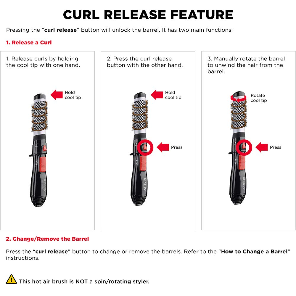 REVLON All-In-One Style Hot Air Kit | Curl and Volumize Hair, Salon-Styled Finish