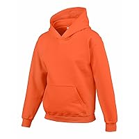 Hanes P470 Youth ComfortBlend EcoSmart Hooded Pullover Lots of Colors Orange