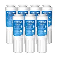 Waterdrop UKF8001 Refrigerator Water Filter, Compatible with Whirlpool Filter 4, EDR4RXD1, 4396395, UKF8001AXX-750, Maytag UKF8001P, UKF8001AXX-200, 7 Filters