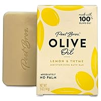 | Olive Oil Moisturizing Bath Soap Bar | Always Palm Oil-Free | 5 oz - Lemon & Thyme