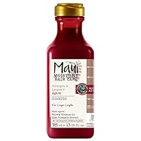 Maui Moisture Strength & Anti-Breakage + Moisturizing Agave Shampoo for Color Treated or Chemically Damaged Hair, Vegan, Silicone- & Paraben-Free with Sulfate-Free Surfactants, 13 fl oz