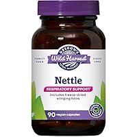 Certified Organic Nettle Capsules with Stinging Hairs, Allergy Supplement, 600 mg, 90 Capsules