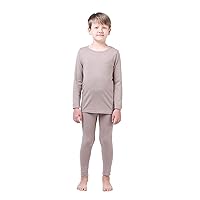 Modal Cotton Thermal Long Underwear Set Breathing Base Layer Long John Pajama for Boy Girl Toddler