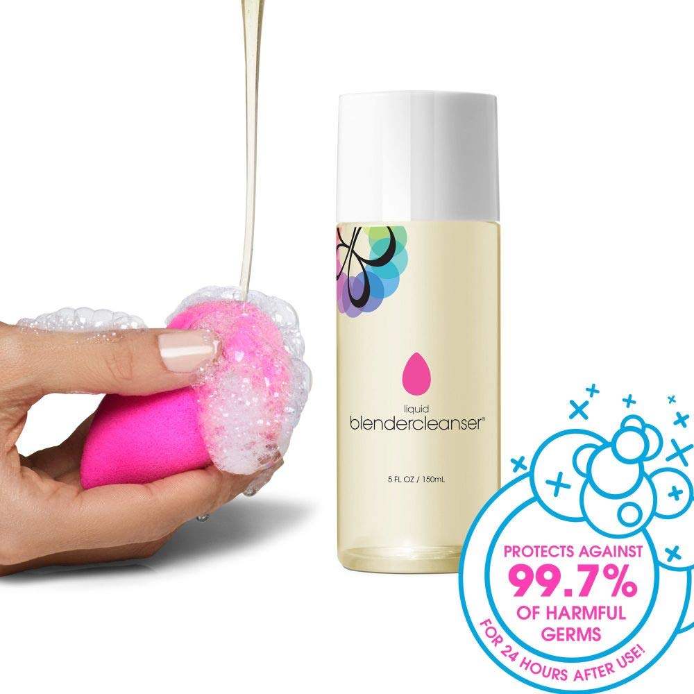 BEAUTYBLENDER Liquid BLENDERCLEANSER for Cleaning Makeup Sponges, Brushes & Applicators, 5 oz. Vegan, Cruelty Free and Made in the USA