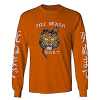 Front Tiger Graphic Japanese Till Death Anime Long Sleeve Men's