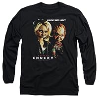 Bride of Chucky T-Shirt Chucky Get Lucky Black Long Sleeve Tee