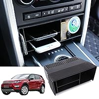 DIYUCAR For Discovery Sport 2015 2016 2017 2018 2019 Car Plastic Central Console Multifunction Storage Box Phone Tray Accessories