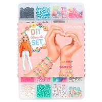 Depesche TOPModel 12085 DIY Bead Set, 20 Different Types of Beads, for Creative Design of Bracelets and Necklaces