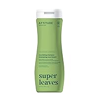 ATTITUDE Nourishing Hair Shampoo, EWG Verified, For Dry and Damaged Hair, Naturally Derived Ingredients, Vegan and Plant Based, Grapeseed Oil and Olive Leaves, 473 mL