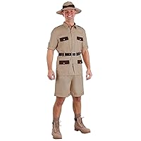 Fun Costumes Adult Safari Explorer Costume X-Large Brown