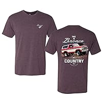This is Ford Bronco Country Cars and Trucks Front and Back T-Shirt