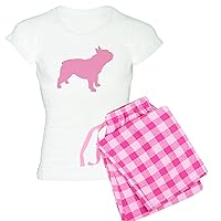 CafePress Pink French Bulldog Women's Light Women's PJs