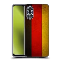 Head Case Designs Deutschland Grunge Country Flags 2 Soft Gel Case Compatible with Oppo A17