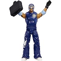 Mattel WWE Rey Mysterio SummerSlam Elite Collection Action Figure Dominik Mysterio Build-A-Figure Parts, Collectible Gift for Ages 8 Years Old & Up