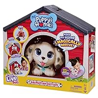 Little Live Pets - My Puppy's Home Interactive Plush Toy Puppy & Kennel. 25+ Sounds & Reactions. Make The Kennel, Name Your Puppy and Surprise! Puppy Appears! Gifts for Kids, Ages 5+ (Dalmatian)
