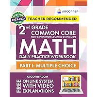 2nd Grade Common Core Math: Daily Practice Workbook - Part I: Multiple Choice | 1000+ Practice Questions and Video Explanations | Argo Brothers (Next Generation Learning Standards Aligned (NGSS))