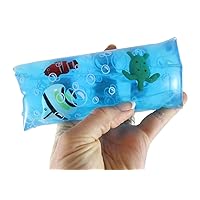 1 Jumbo Sea Life Animal Water Filled Tube Snake Stress Toy - Squishy Wiggler Sensory Fidget Ball