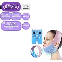 REVIX Wisdom Tooth Ice Pack Wrap and Reusable Hot and Cold Gel Ice Packs for Injuries