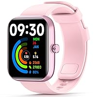 Smart Watch HD Large Display, Smart Watches for Women Men with Clear Bluetooth Call, 24/7 Health Monitoring, Fitness Tracking, Waterproof Fitness Tracker Watch for Android iOS