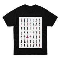 Mens Womens Tshirt Killing Eve Villanelle Fashion Looks Version 5 Shirts for Men Women Gift Dad Funny