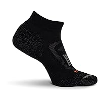 Merrell Men's and Women's Zoned Cushioned Wool Hiking Ankle Socks-Breathable Arch Support