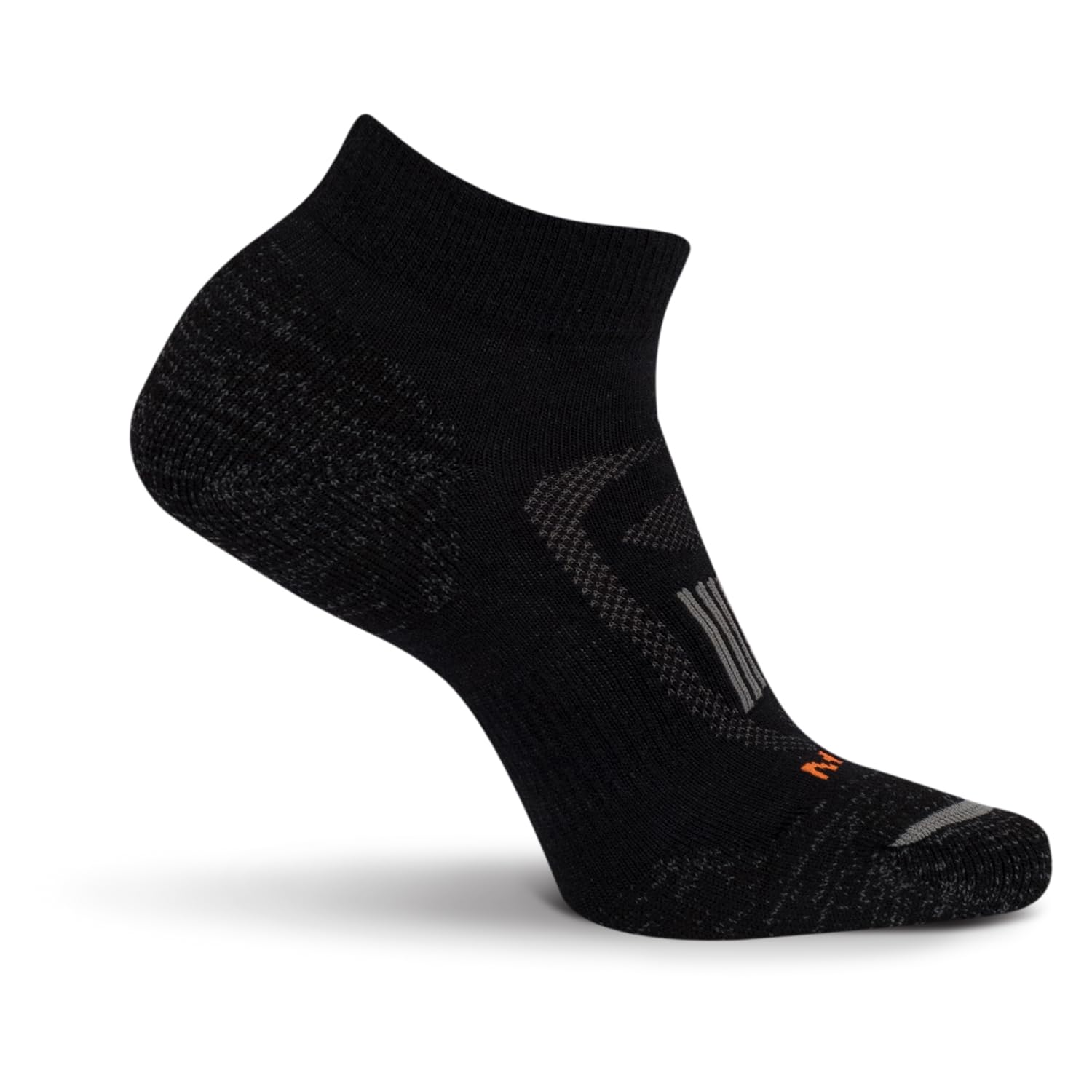 Merrell Men's and Women's Zoned Cushioned Wool Hiking Socks-1 Pair Pack-Breathable Unisex Arch Support