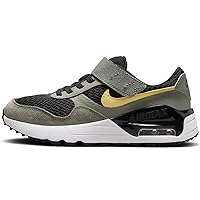Nike Air Max SYSTM Little Kids' Shoes (DQ0285-007, Black/Dark Stucco/Black/Saturn Gold) Size 3