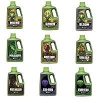 Emerald Harvest Nutrients 3-Part Combo Package Kit - 1 Gallon Size (Micro, Grow, Bloom, Root Wizard, Honey Chome, King Kola, Emerald Goddess, Cal-Mag & Sturdy Stalk)