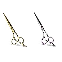 Hair Cutting Scissors, ULG Hair Shears 6.5 inch Hairdressing Hair Scissor, Salon Razor Edge Hair Cutting Shears, Japanese Stainless Steel Haircut Scissors with Detachable Finger