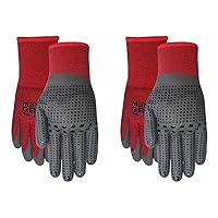 Gloves & Gear 90CF-EA MAX Grip Glove, RED/Black Large