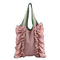 Samir Nasri 2412211012 Tote Bag, Color Scheme Ruffle Tote Bag, Compatible with A4