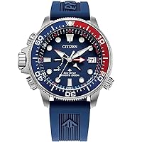 Citizen Men's Eco-Drive Promaster Aqualand Blue Red Watch BN2038-01L