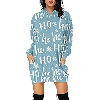 Women's Maternity Christmas Sweater Fashion Print Hoodies Long Sleeve Pullover Sweatshirts With Pockets Top, S-3XL
