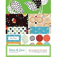 Dots & Jots Mix and Match Gift Bags (Patterned Gift Bags for Parties, Denyse Schmidt Gift Bags)