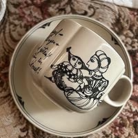 German Rosen Tahl Bjorn Wiinblad C&S Cup & Saucer Nordic Vintage Scandinavian Antique