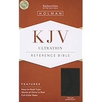 KJV Ultrathin Reference Bible, Charcoal LeatherTouch KJV Ultrathin Reference Bible, Charcoal LeatherTouch Imitation Leather