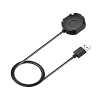 Compatible Magnetic USB Charger Dock USB Charging Cradles 3.3ft Replacement for Nokia Steel HR, Withings Steel HR Smartwatch (black-1pc)