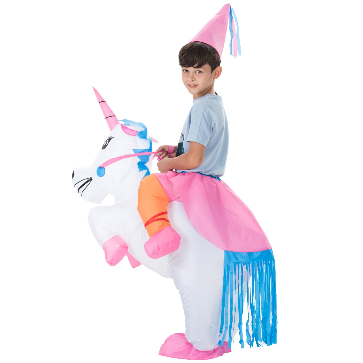 TOLOCO Inflatable Costume, Blow up Costume, Inflatable Unicorn Costume for Adult Kids