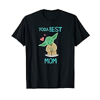 Yoda Best Mom Hearts Mother's Day T-Shirt